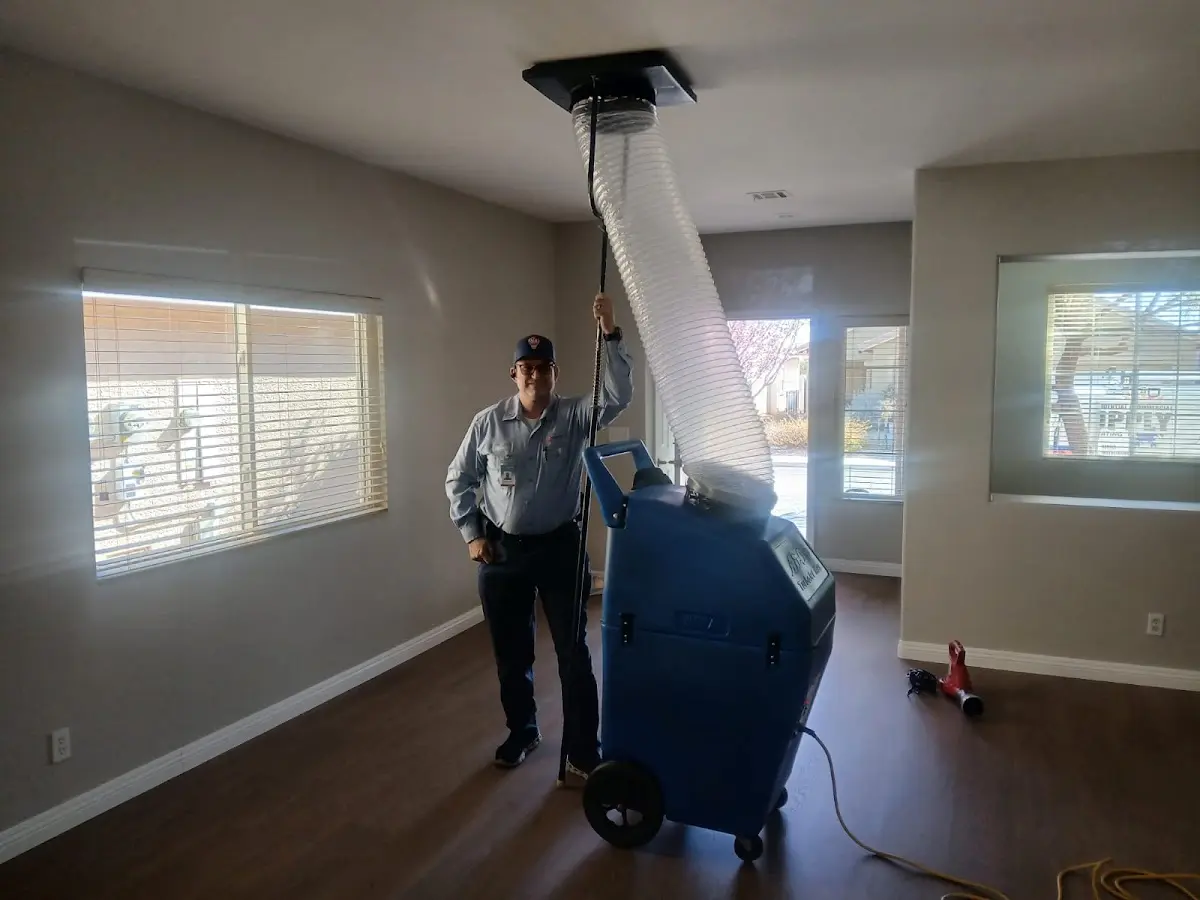 Professional Dryer Vent Cleaning work inside a Farmington home